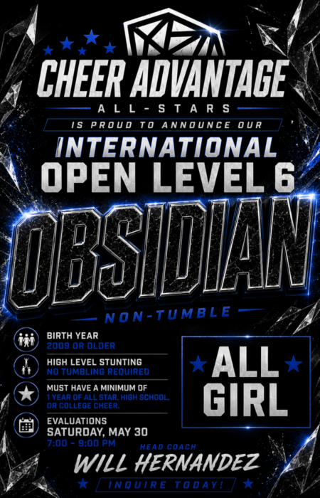 Cheer Advantage Obsidian